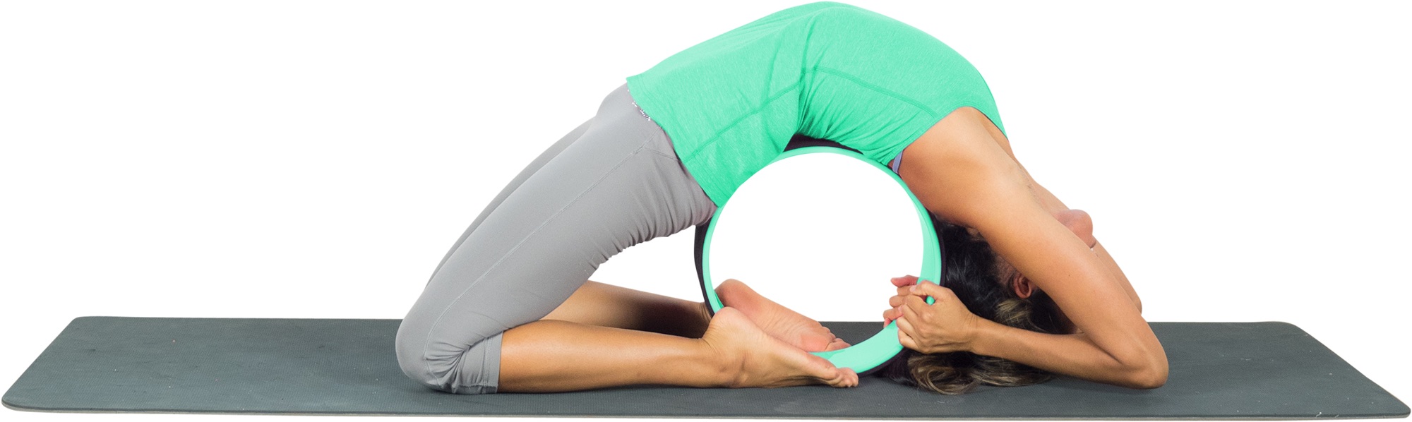 Ruota dellequilibrio Yoga Yoga Cerchio Yoga Stretching Wheel Non Slip Ring Bend & Stretch Roller Flexibility Flexibility Aid Yoga Wheel Pink, 