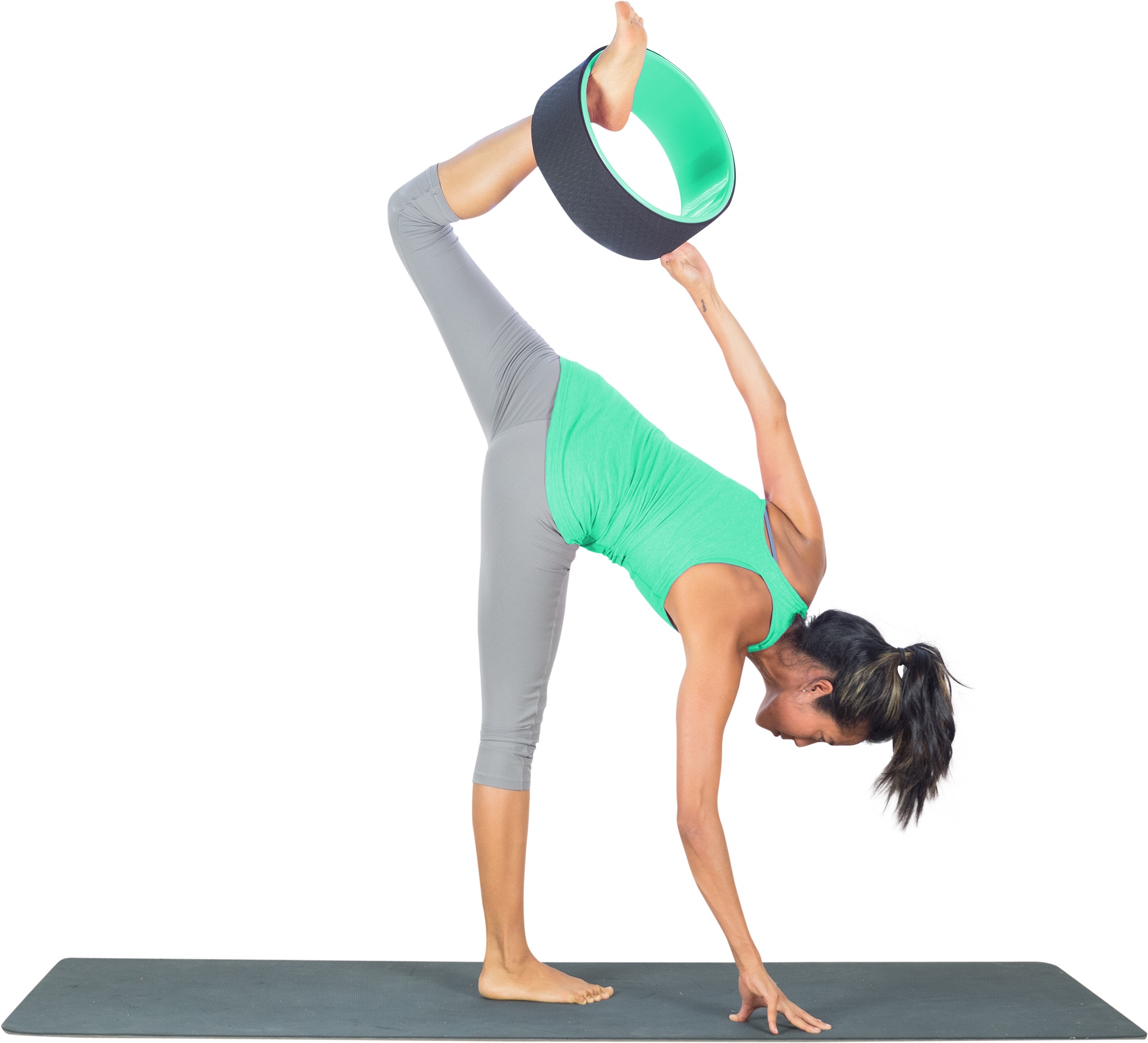 8 Yoga Wheel Exercises to Reduce Back Pain – AcupointUSA